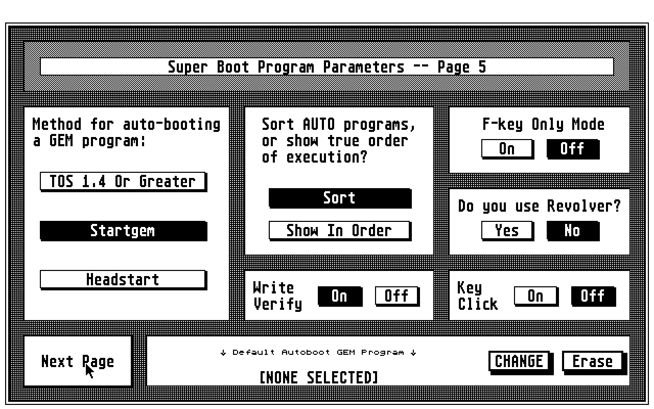 Super Boot atari screenshot